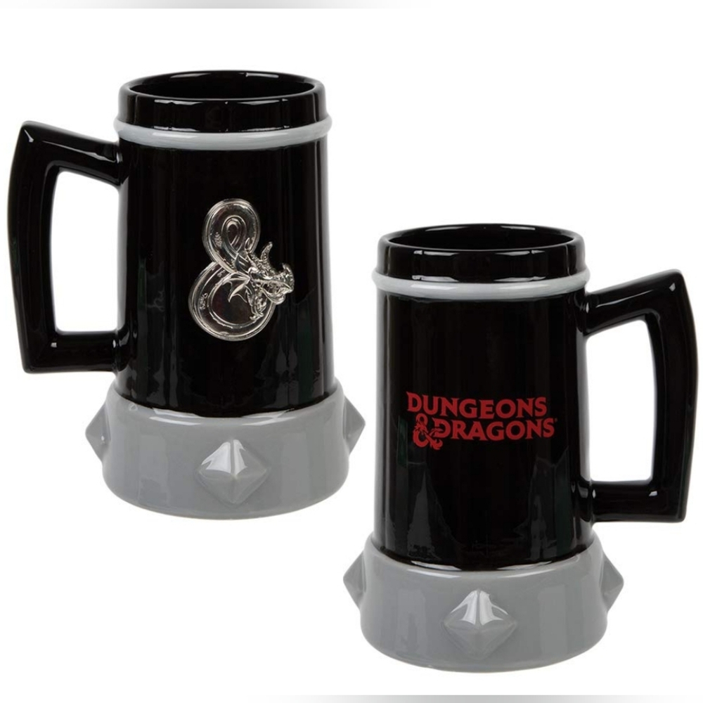 Dungeons & Dragons Sculpted Stein Mug 20oz / 591 ml./NIB  Gift